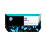 HP 80 Magenta DesignJet Printhead and Printhead Cleaner print head