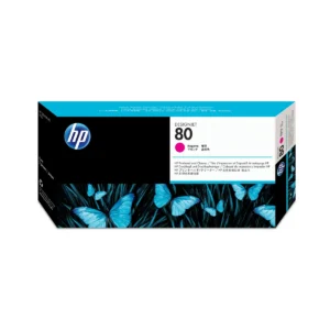 HP 80 Magenta DesignJet Printhead and Printhead Cleaner print head