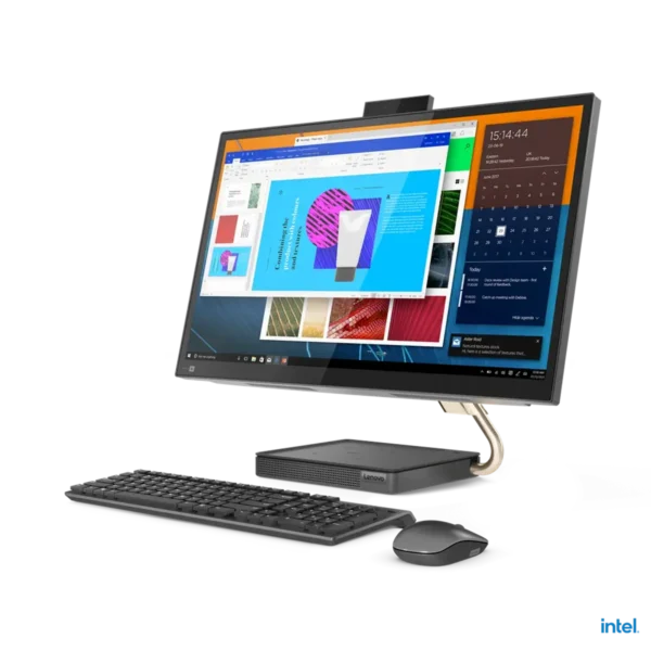 Lenovo IdeaCentre 5 Intel® Core™ i7 i7-11700T 68.6 cm (27″) 2560 x 1440 pixels All-in-One PC 16 GB DDR4-SDRAM 512 GB SSD Windows 11 Home Wi-Fi 6 (802.11ax) Grey