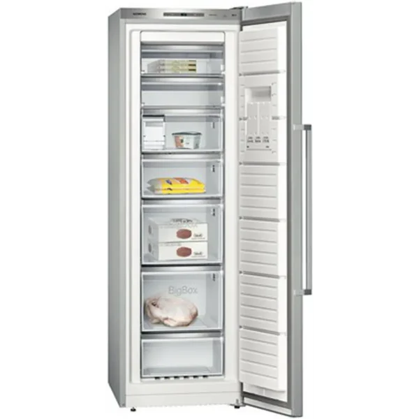 Siemens GS36NAI30 freezer Upright freezer Freestanding 237 L Chrome, Metallic, Stainless steel