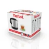 Tefal KI271D electric kettle 1 L 2400 W Black, Stainless steel