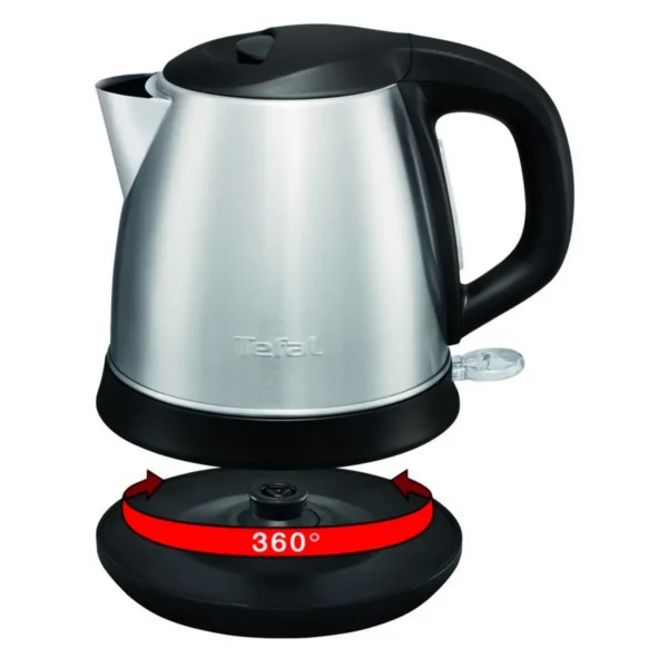 Tefal KI271D electric kettle 1 L 2400 W Black, Stainless steel