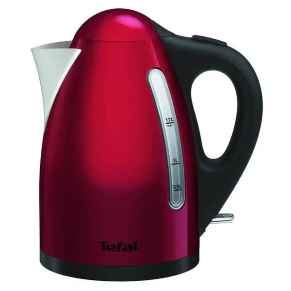 Tefal KI110511 electric kettle 1.7 L 2400 W Black, Red, Stainless steel