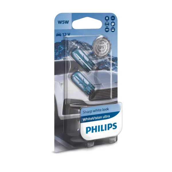Philips WhiteVision ultra 12961WVUB2 Stylish white look