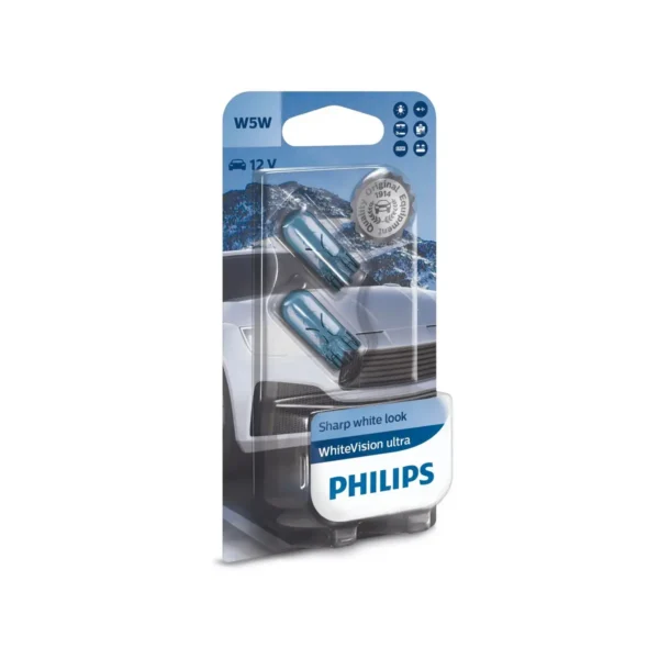 Philips WhiteVision ultra 12961WVUB2 Stylish white look