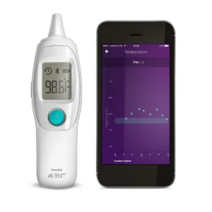 Philips AVENT SCH740/37 digital body thermometer Contact White Ear