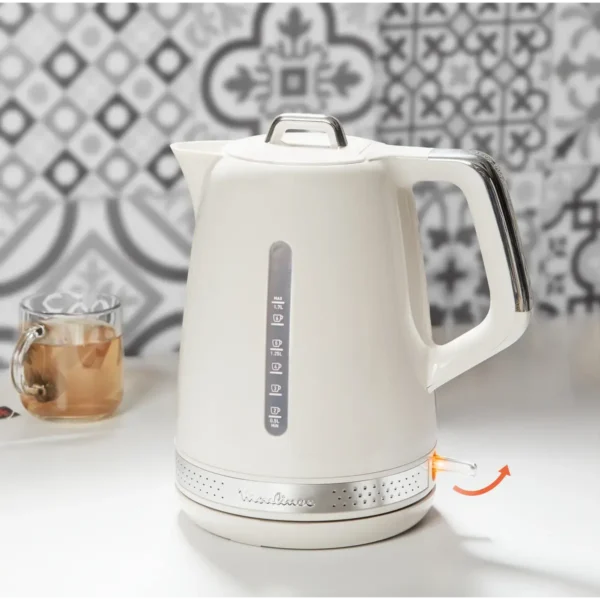 Moulinex BY320A electric kettle 1.7 L 2400 W Ivory