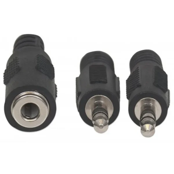 Manhattan 354578 audio cable 0.2 m 3.5mm 2 x 3.5mm Black