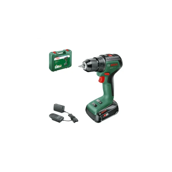 Bosch UniversalDrill 18V-60 (1×2.0Ah) + AL 18V-20, Cordless 18V Drill Driver