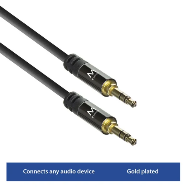 Ewent EW9235 audio cable 1.5 m 3.5mm Black