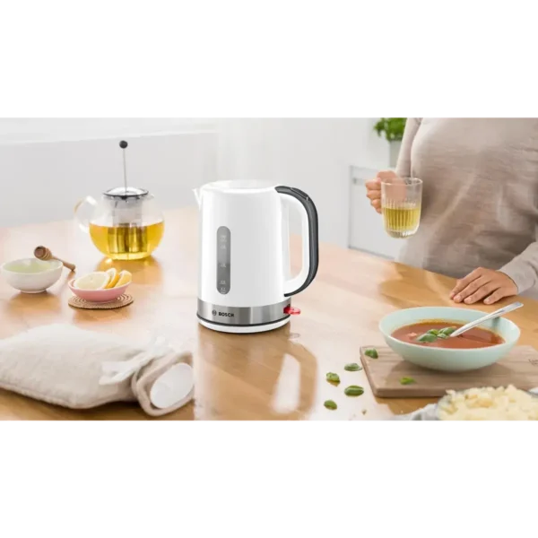 Bosch TWK6A511 electric kettle 1.7 L 2200 W Grey, White