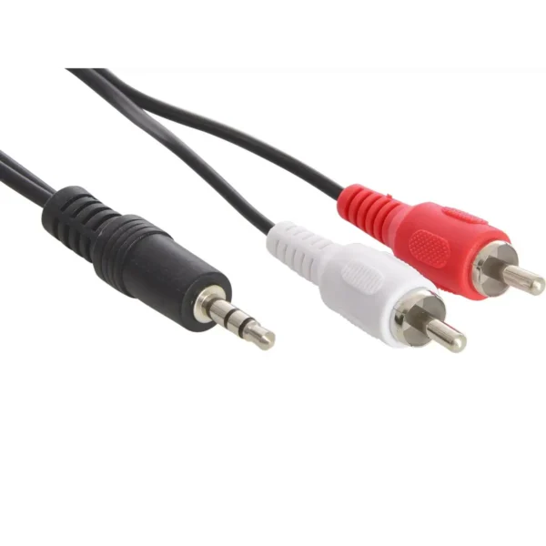 Sandberg MiniJack-M->2xRCA-M 5 m