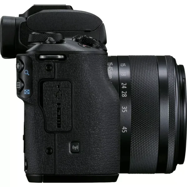 Canon EOS M50 Mark II + EF-M 15-45mm IS STM + Vlogger Kit MILC 24.1 MP CMOS 6000 x 4000 pixels Black