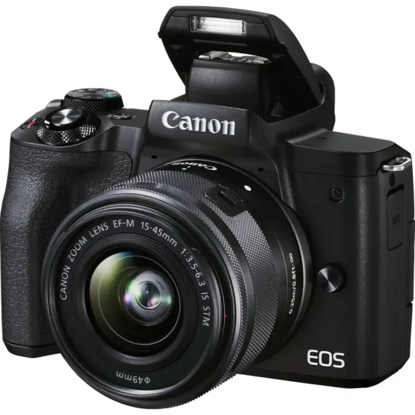 Canon EOS M50 Mark II + EF-M 15-45mm IS STM + Vlogger Kit MILC 24.1 MP CMOS 6000 x 4000 pixels Black