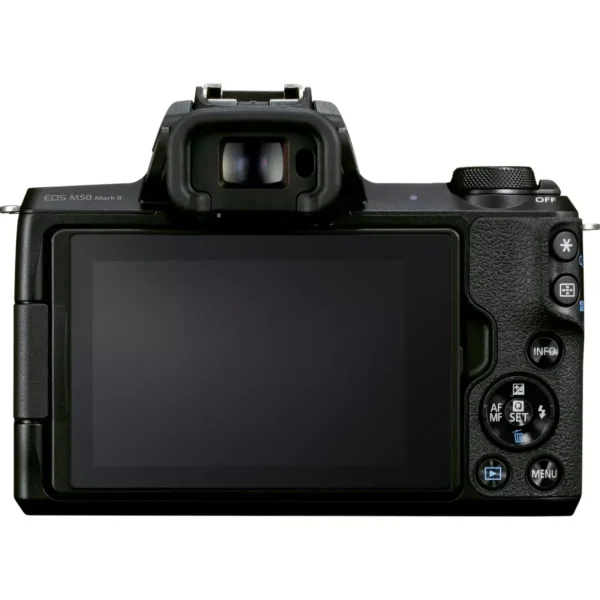 Canon EOS M50 Mark II + EF-M 15-45mm IS STM + Vlogger Kit MILC 24.1 MP CMOS 6000 x 4000 pixels Black
