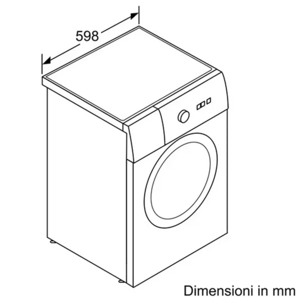 Siemens WM14T447IT washing machine Front-load 7 kg 1355 RPM White