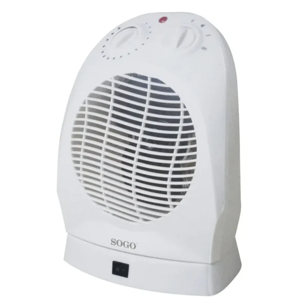 Sogo CAL-SS-18320 electric space heater Indoor White 2000 W Fan electric space heater