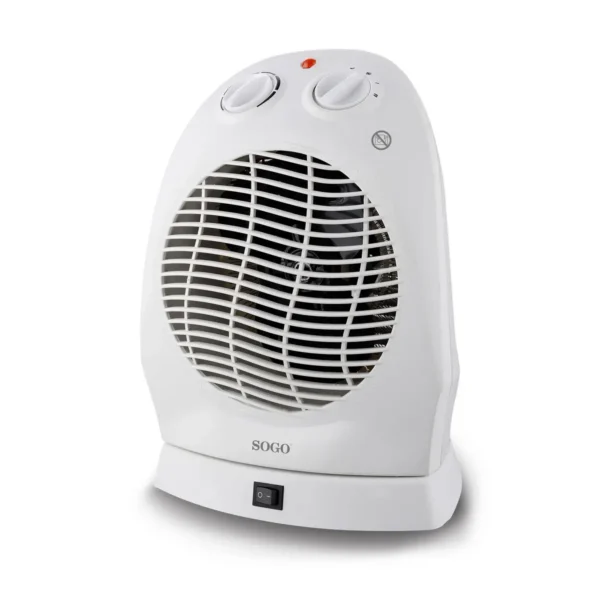 Sogo CAL-SS-18320 electric space heater Indoor White 2000 W Fan electric space heater