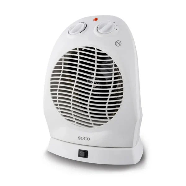 Sogo CAL-SS-18320 electric space heater Indoor White 2000 W Fan electric space heater