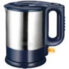 Unold 18018 electric kettle 1.5 L 2200 W Blue, Stainless steel