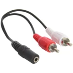 Sandberg Adapter MiniJack-F->2xRCA-M