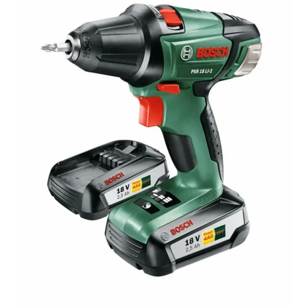 Bosch PSR 18 LI-2 Keyless 1.3 kg Black, Green, Red