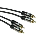 ACT 3 meter High Quality audio connection cable 2x RCA male – 2x RCA male