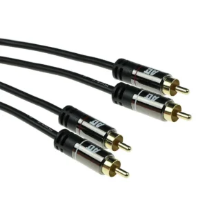 ACT 3 meter High Quality audio connection cable 2x RCA male – 2x RCA male