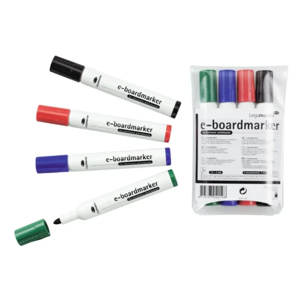 Legamaster e-Board marker assorted 4pcs