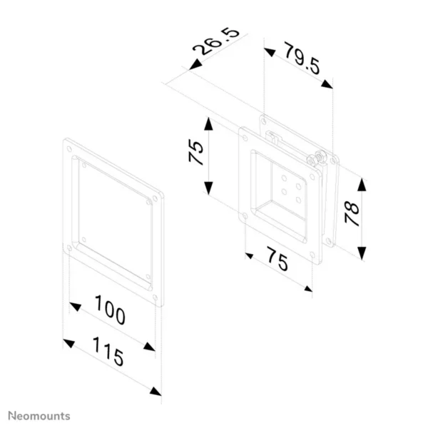 Neomounts tv wall mount