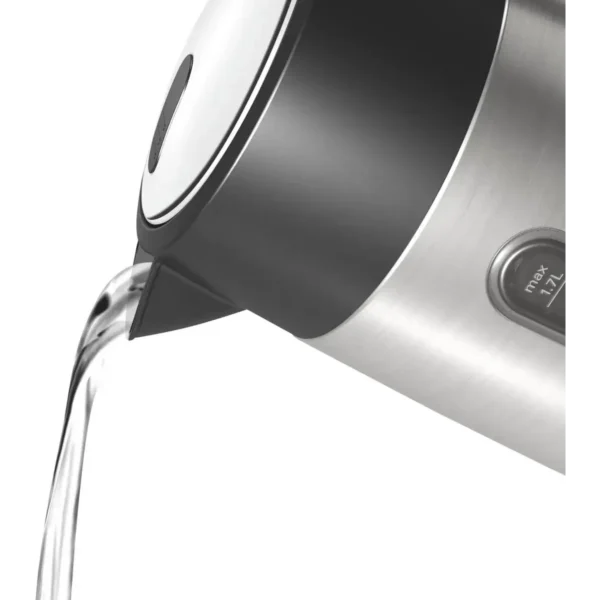 Bosch TWK4P440GB electric kettle 1.7 L 3000 W Black, Stainless steel