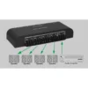 Techly IDATA AU-269 audio switch Black