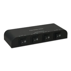 Techly IDATA AU-269 audio switch Black