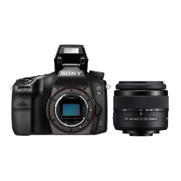 Sony α 68 + 18-55mm SLR Camera Kit 24.2 MP CMOS 6000 x 4000 pixels Black