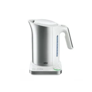 Braun WK 5115 electric kettle 1.7 L 3000 W Stainless steel, White