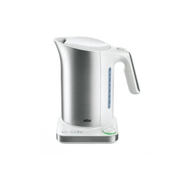 Braun WK 5115 electric kettle 1.7 L 3000 W Stainless steel, White