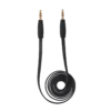 Trust Flat audio cable 1 m 3.5mm Black