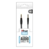 Trust Flat audio cable 1 m 3.5mm Black