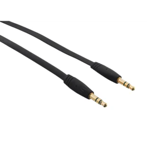 Trust Flat audio cable 1 m 3.5mm Black