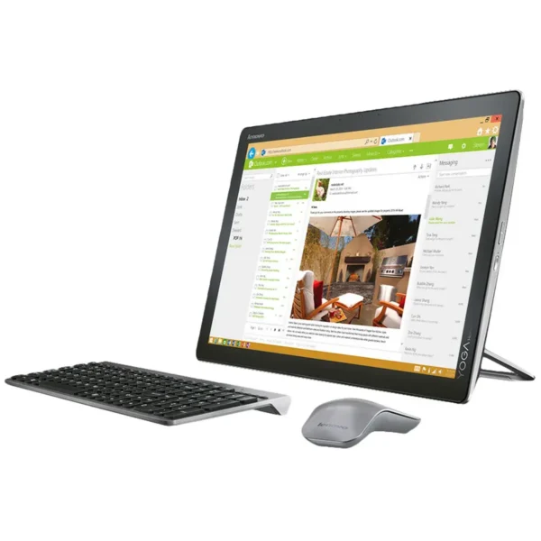 Lenovo Yoga Home 500 Intel® Core™ i3 i3-5005U 54.6 cm (21.5″) 1920 x 1080 pixels Touchscreen All-in-One PC 4 GB DDR3-SDRAM 500 GB Hybrid-HDD Windows 10 Home Silver