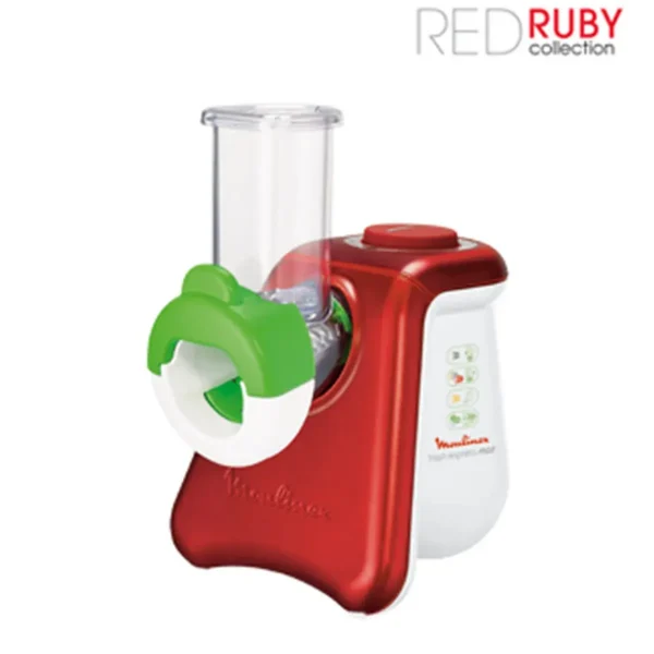 Moulinex DJ8115 electric grater/spiralizer Red, White