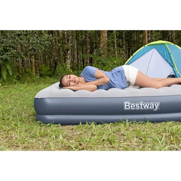 Bestway Tritech Air Mattress Queen with Rechargeable Pump 2.03 m x 1.52 m x 36 cm