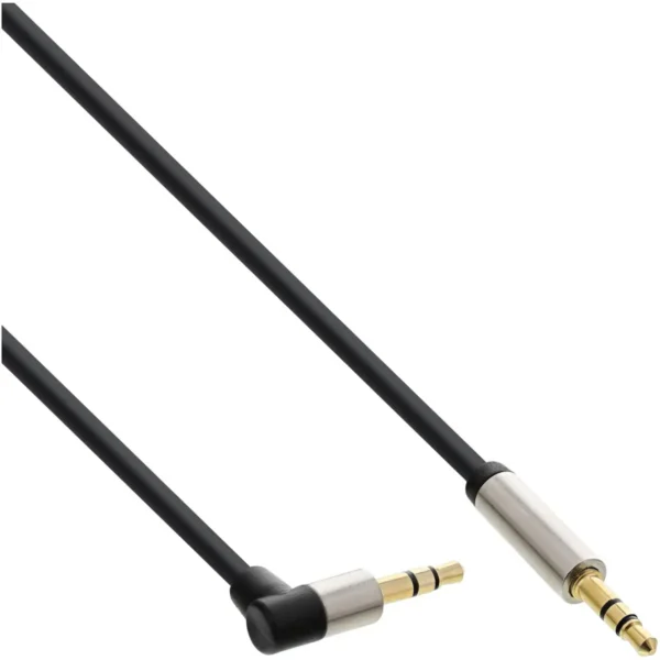 InLine Slim Audio Cable 3.5mm male / male angled Stereo 5m