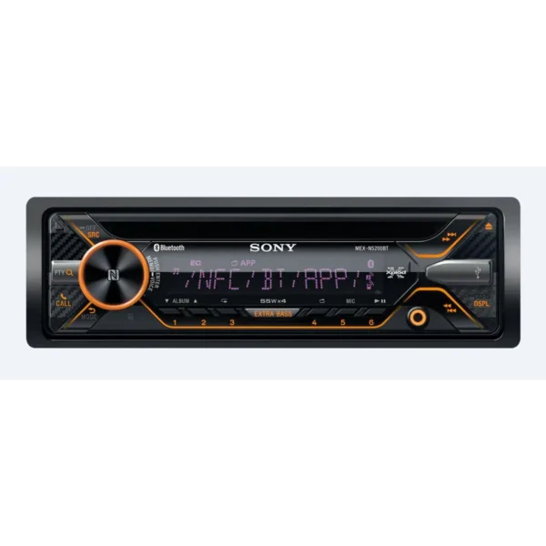 Sony MEX-N5200BT Black, Carbon 220 W Bluetooth