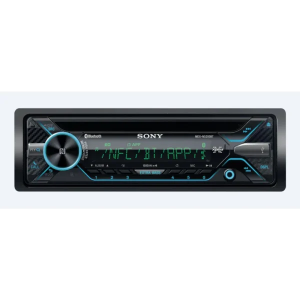 Sony MEX-N5200BT Black, Carbon 220 W Bluetooth