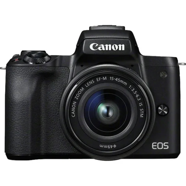 Canon EOS M50 + EF-M 15-45mm f/3.5-6.3 IS STM Kit SLR Camera Kit 24.1 MP CMOS 6000 x 4000 pixels Black