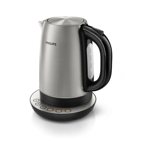 Philips HD9326/29 electric kettle 1.7 L 2200 W Black, Metallic