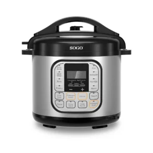 Sogo OLL-SS-10605 electric pressure cooker 6 L Black, Stainless steel 1000 W