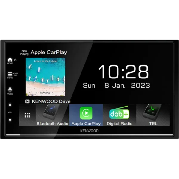 Kenwood DMX7722DABS car media receiver Black Wi-Fi Bluetooth