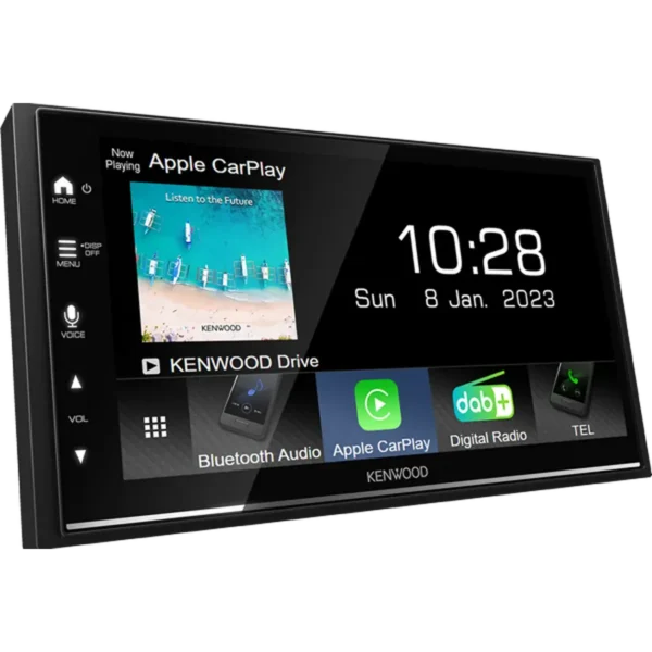 Kenwood DMX7722DABS car media receiver Black Wi-Fi Bluetooth